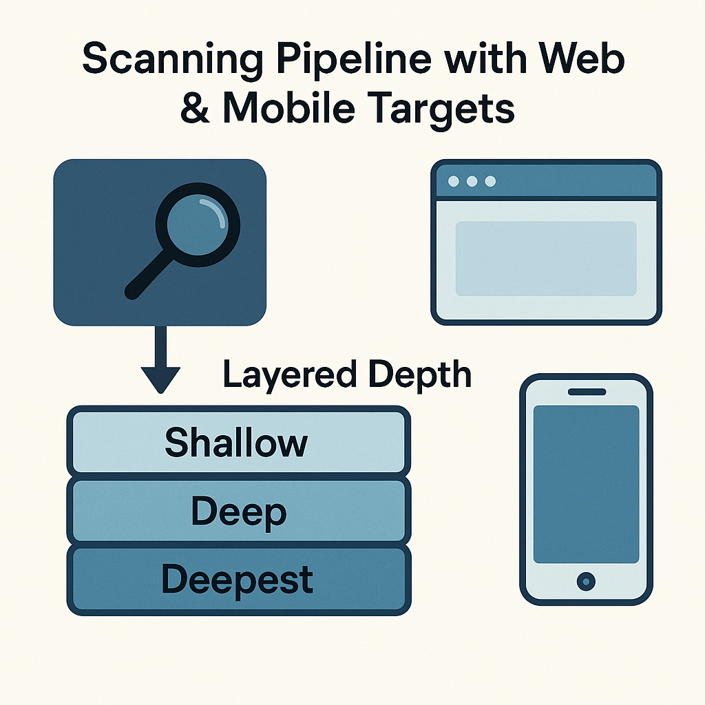 Vulnerability scanning pipeline illustration